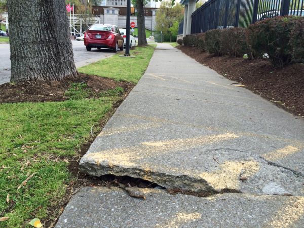 Cost of Cement Sidewalk Repair in Brentwood